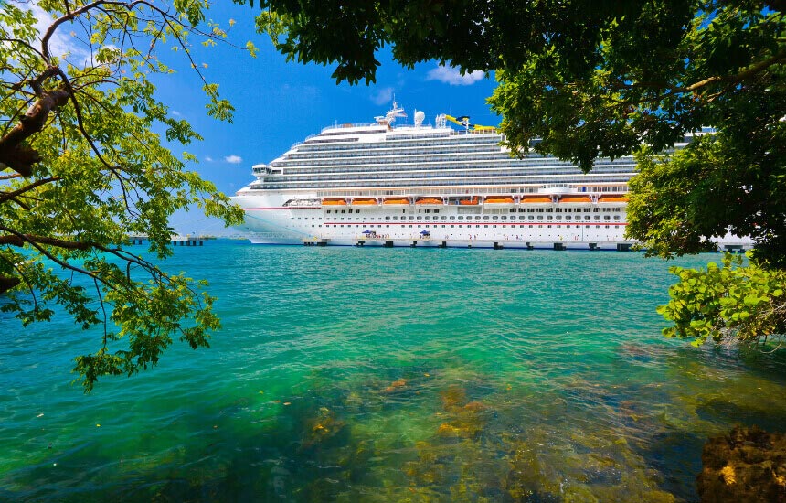 A cruise ship